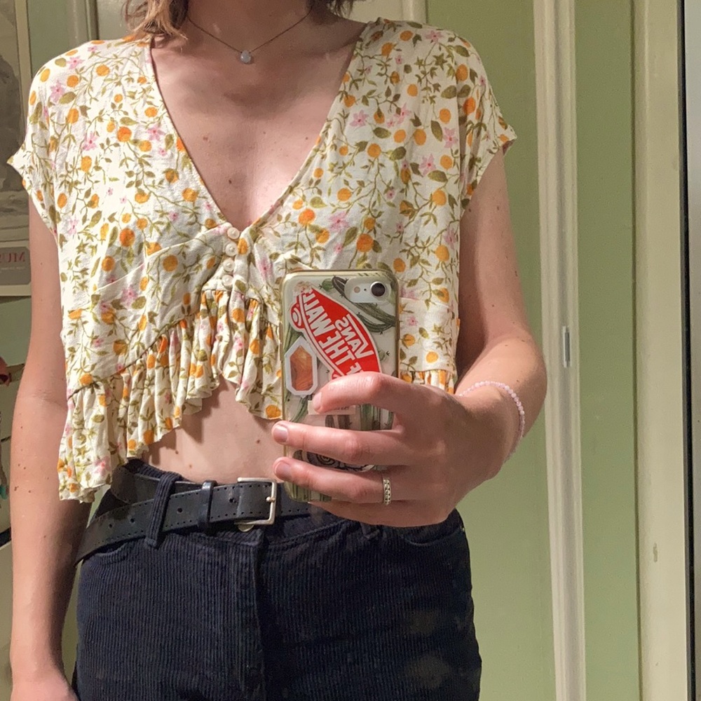 Urban Outfitters cropped blouse